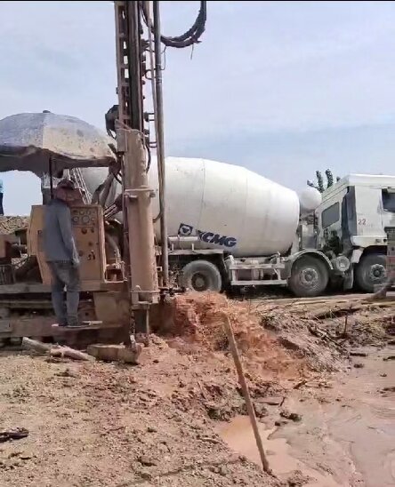 灵璧岩石井施工